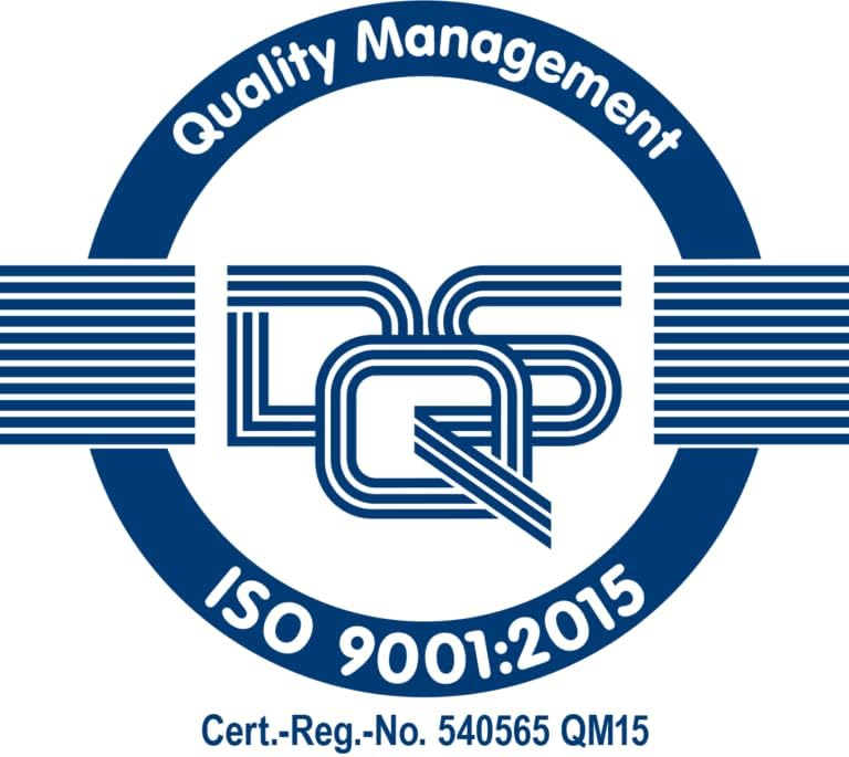 DQS ISO 9001:2015 quality management certification
