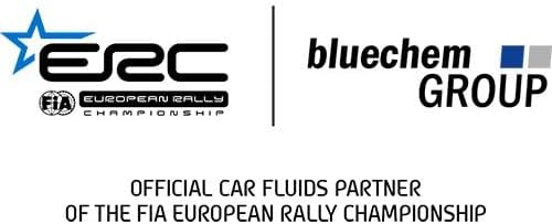 Official car fluids partner of the FIA European Rally Championship — bluechemGROUP